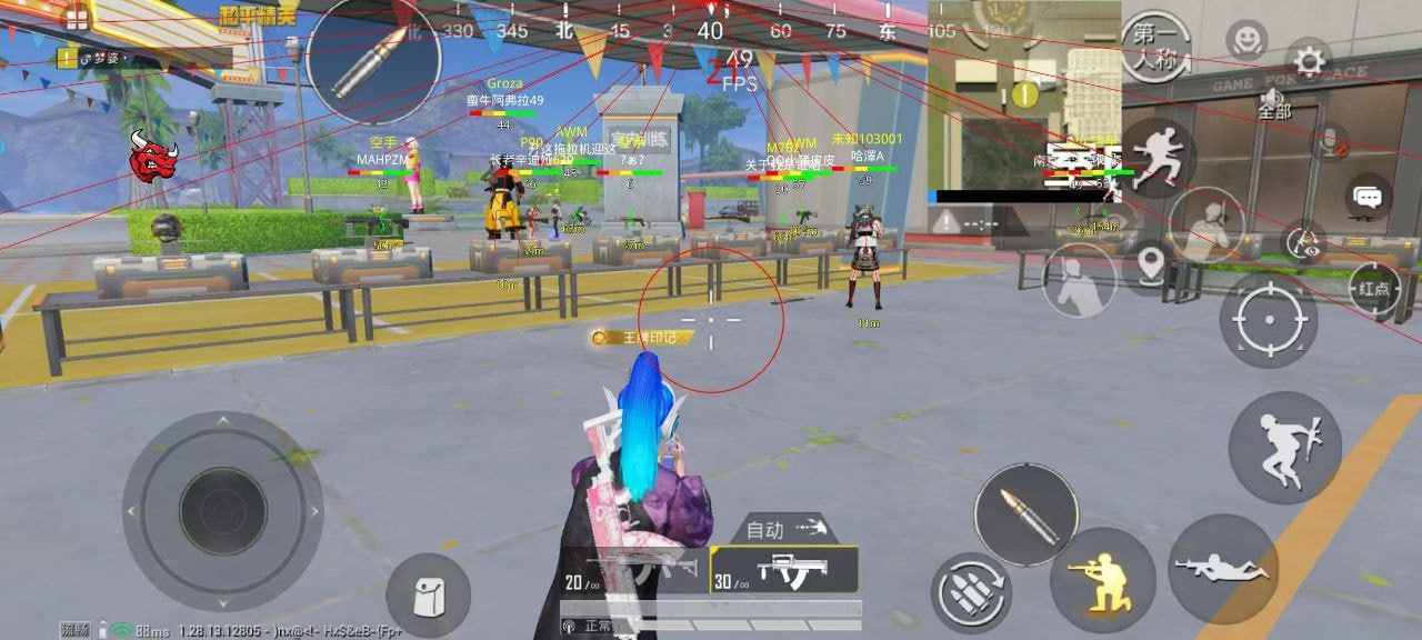 和平精英辅助【火焰鸟直装V6.0终极修复版】射线透视 准星聚点 空投透视 人物变大 显示手持 透视雷达